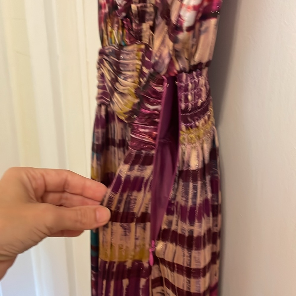 New Ramy Brook Harrison Sangria Stripe Midi Dress size XXS - Picture 11 of 16